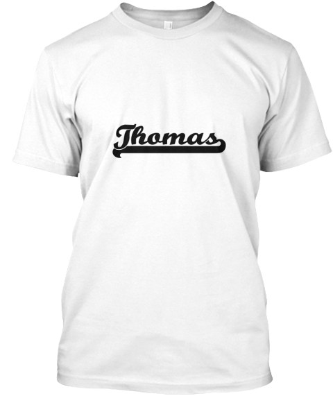 Thomas White T-Shirt Front