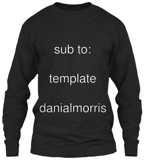 Long Sleeve T Shirt Template