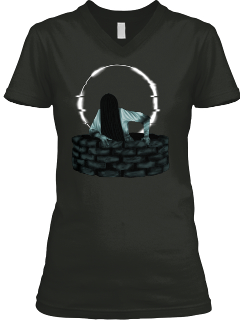 The Ring  Samara Morgan Black T-Shirt Front