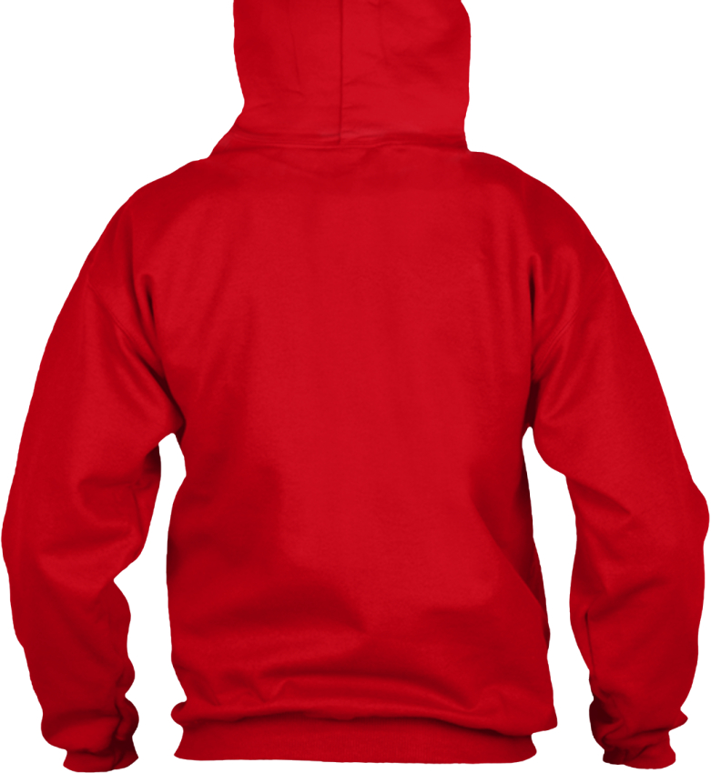 red gildan sweatshirt