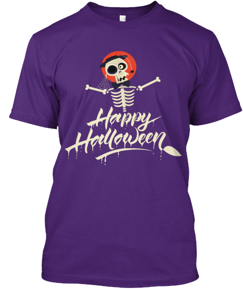 purple halloween shirt