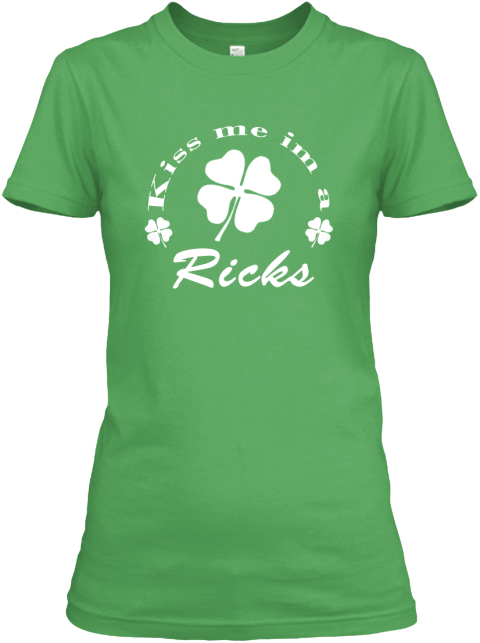 Kiss Me! I&#39;M A Ricks Limited Edition Leaf T-Shirt Front
