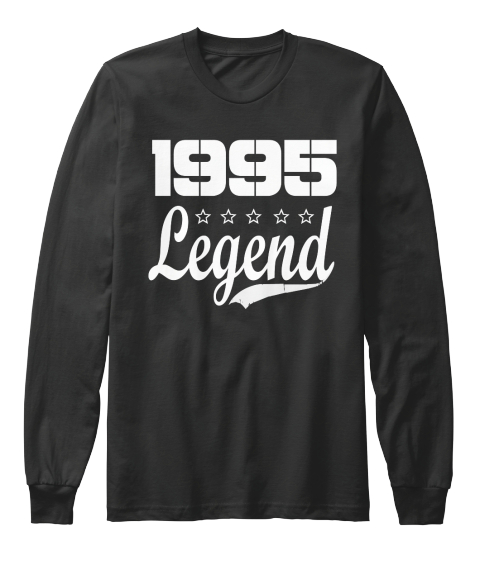 1995 Legend Black T-Shirt Front