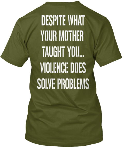 does violence solve problems