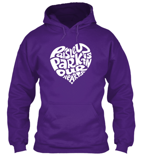 Pai S Ley Park Is In Our Heart Purple Sweatshirt Front