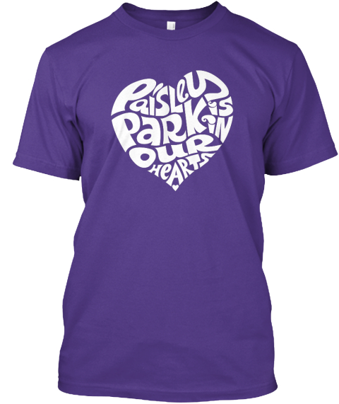 Pai S Ley Park Is In Our Heart Purple T-Shirt Front