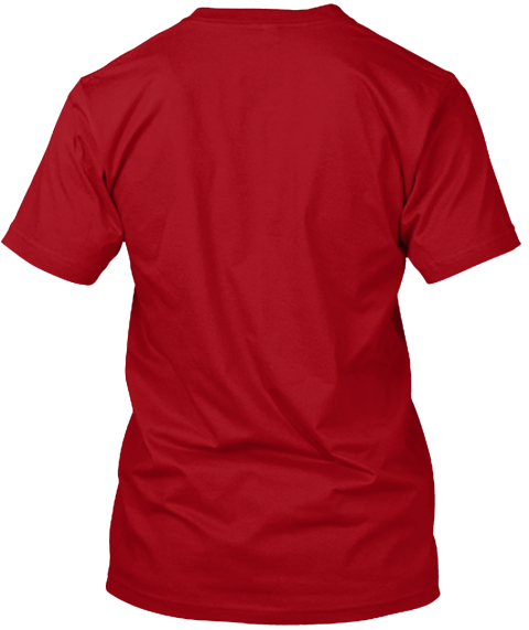 Limited Edition   Husband And Wife Deep Red T-Shirt Back