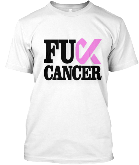 Awareness Month Tee Ribbon Cancer T-Shirt Pink Ribbon T-Shirt Blood Cancer Gift Cancer Support Tshirt Fuck Cancer Shirt