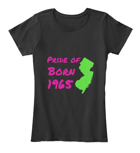 Pride Of Born 1965 Black T-Shirt Front