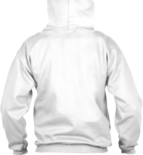 Hoodie Every Game Basketball White T-Shirt Back