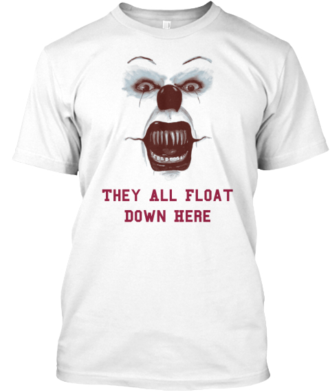 pennywise white t shirt