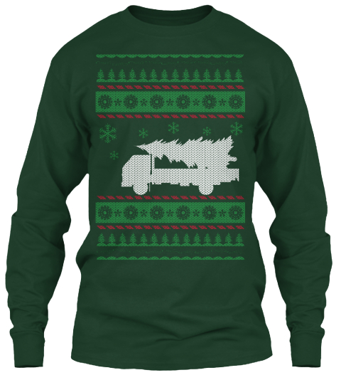 truck ugly christmas sweater