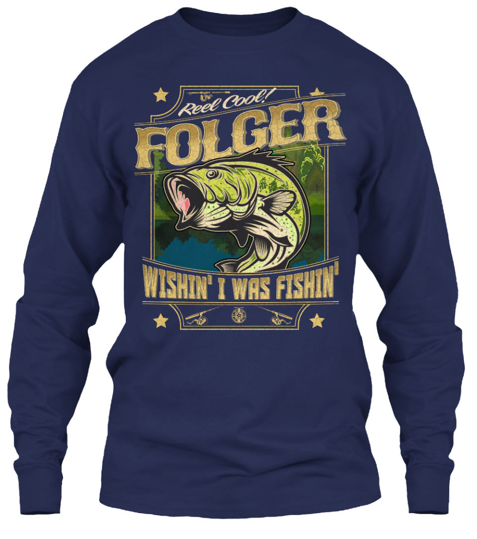 Fishing Shirt - Wishin' I Was Fishin' Fisherman TShirt - Fishing