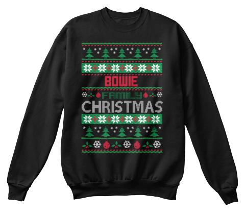 bowie christmas sweater