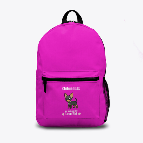 Chihuahua Backpack Standard T-Shirt Front