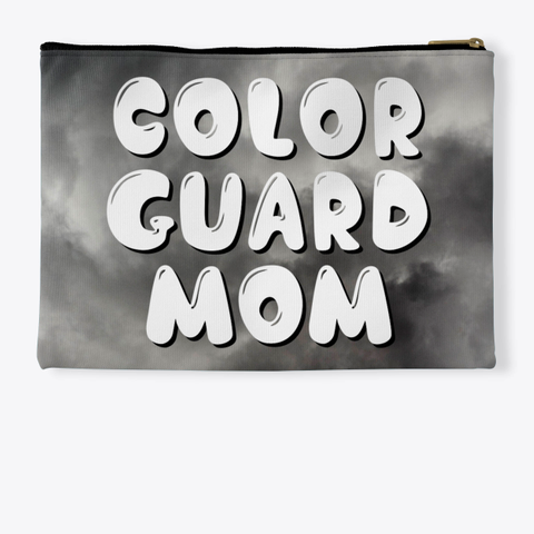 Color Guard Mom   Black Cloud Collection Standard T-Shirt Back
