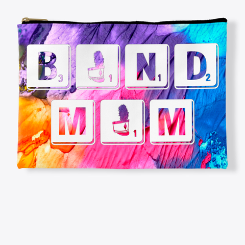 Band Mom Scrabble   Rainbow Collection Standard T-Shirt Front