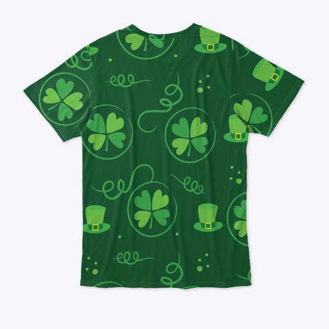 St. Patrick's Day T Shirt Standard Maglietta Back