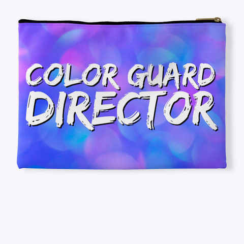  Color Guard Director Blue Pink Collect. Standard T-Shirt Back