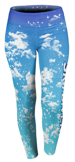Cute Skydiver Leggings Premium T-Shirt Back