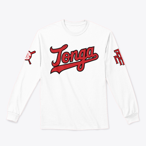 Heavy Hitters: Tonga White Camiseta Front