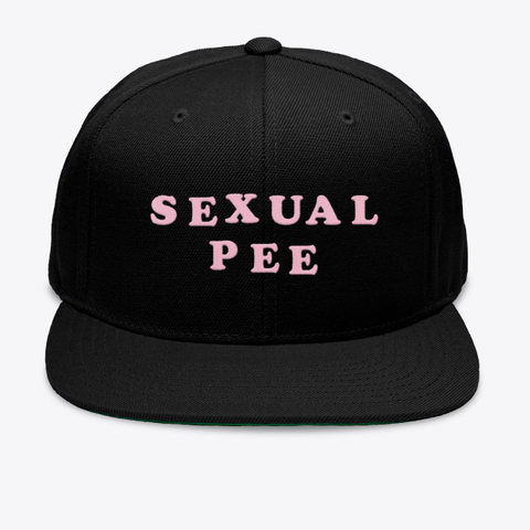 Sexual Pee Black T-Shirt Front