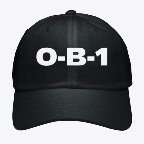 O B 1 Black T-Shirt Front