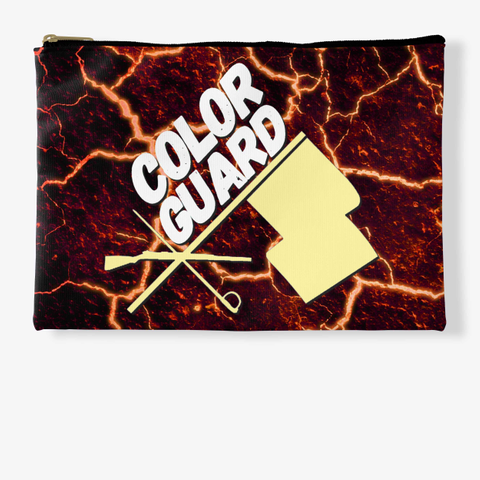 Color Guard Flag/Rifle/Sabre Lava Colle. Standard Camiseta Front