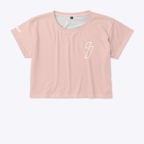 Savage Premium [Crop Tee]   [Pink] Standard T-Shirt Front