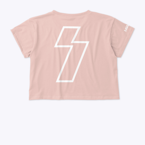 Savage Premium [Crop Tee]   [Pink] Standard T-Shirt Back