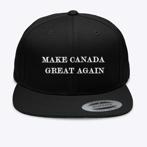 Make Canada Great Again Black T-Shirt Front