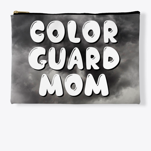 Color Guard Mom   Black Cloud Collection Standard T-Shirt Front