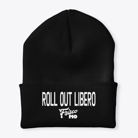 Roll Out Libero Beanie Black T-Shirt Front