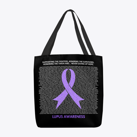 Supporting The Fighters Admiring The Survivors Honoring The Taken And Never Giving Up Hope Lupus Awareness Standard T-Shirt Front