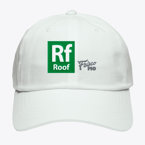 Roof Element White Caps White Camiseta Front