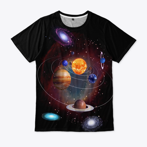 Sunny Solar System All Over Shirt Standard T-Shirt Front