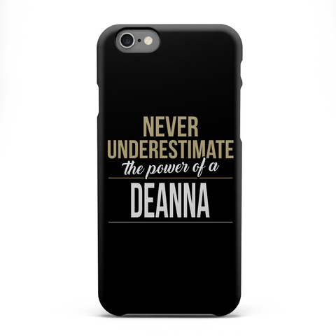 Never Underestimate The Power Of A Deanna White áo T-Shirt Front