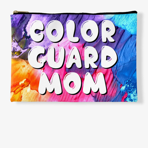 Color Guard Mom   Rainbow Collection Standard T-Shirt Front