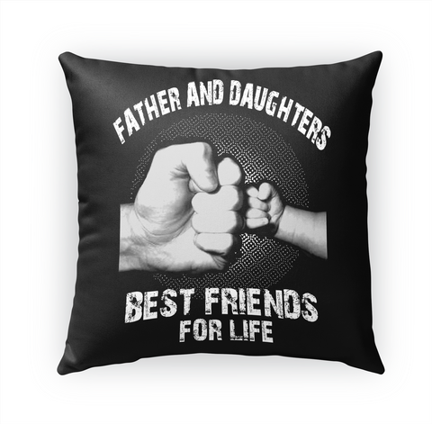 Father And Daughter Beat Friends For Life White Kaos Front