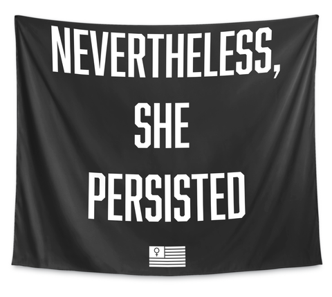 Nevertheless, She Persisted White T-Shirt Front