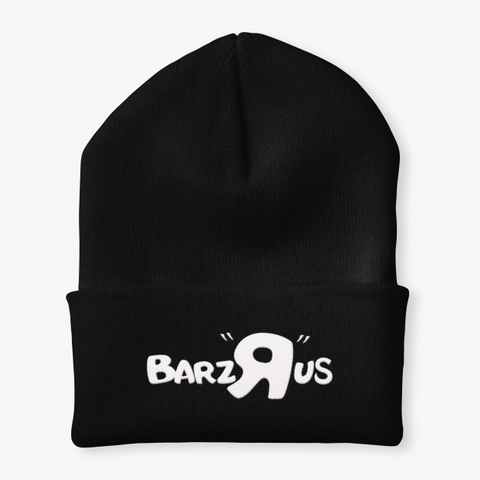 Barzrus Beanies Black T-Shirt Front