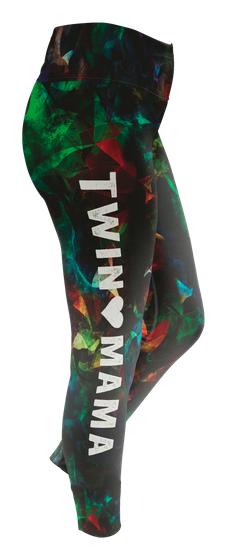 Twin Mama   Legging Premium T-Shirt Back