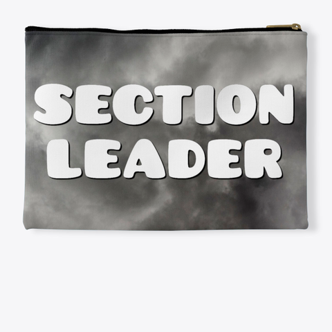 Section Leader   Black Cloud Collection Standard T-Shirt Back
