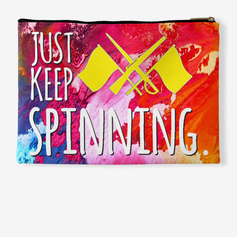 Just Keep Spinning   Rainbow Collection Standard T-Shirt Back