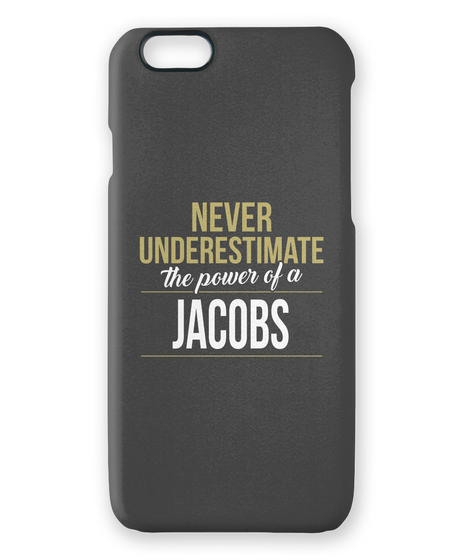 Never Underestimate The Power Of A Jacobs White Camiseta Front