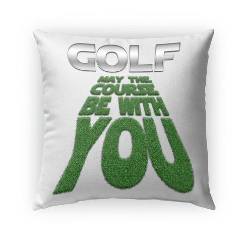 Golf My Course Be With You White Camiseta Front
