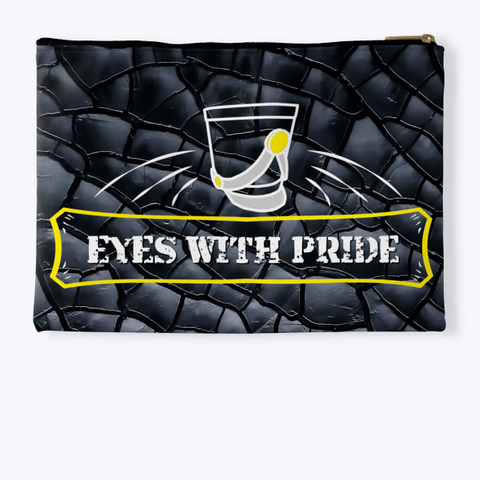 Eyes With Pride Black Crackle Collection Standard T-Shirt Back