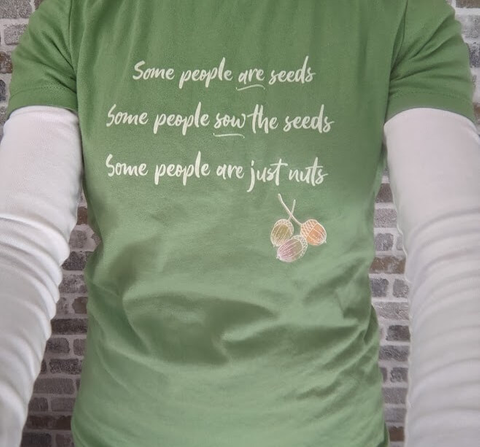 Some People Are Just Nuts Kelly Green  T-Shirt Front