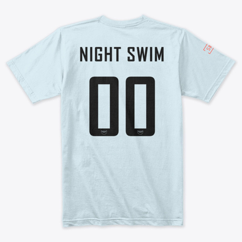 Night Swim 00 Light Blue T-Shirt Back