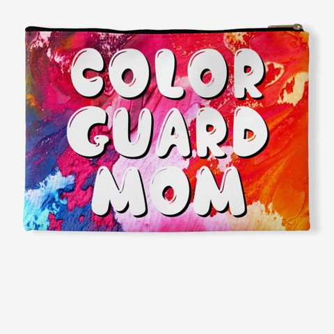 Color Guard Mom   Rainbow Collection Standard T-Shirt Back